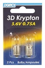 Dorcy 3D Krypton Bayonet Base Bulbs, 2-PACK (41-1661) New. Price: $28.80.