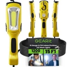 Gearit 1200 Lumen Cob Led Work Magnetic Flashlight Extension Cable, Yellow New. Price: $38.98.