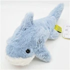Sun Lemon Fluffy Shark Plush Toy Doll Size 9.8IN Light Blue Japan New. Price: $38.90.