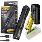 Nitecore MH10 V2.0 1200 Lumen Dual-fuel Usb-c Rechargeable Led Flashlight, Battr New. Price: $64.95.