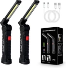 2PACK Led Work Lights, Usb Rechargeable Cob With Magnetic Base 360 New. Price: $22.28.