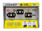 Coast CH1200R Rechargeable Led Headlamp Lumens 3-PACK New Oem. Price: $59.90.