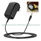 Wall Charger Ac Adapter For 5000 Lumens Hyper Tough Rechargeable Work Light 7047 New. Price: $5.89.