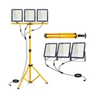 50000LUMEN Led Work Lights With Stand - 3 Head Portable Li... Usa Fast Ship New. Price: $186.53.