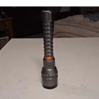 Nebo C-O8 IP67 Rated Led Aluminum Flashlight Gray With Orange Accent Handheld Used. Price: $39.00.