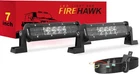 2PIECE Led Light Bar 7IN Spot Flood Combo Driving Off Road IP68 Waterproof Black New. Price: $96.82.
