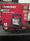Husky 3000 Lumen Led Portable Corded Work Light Open. Price: $36.76.